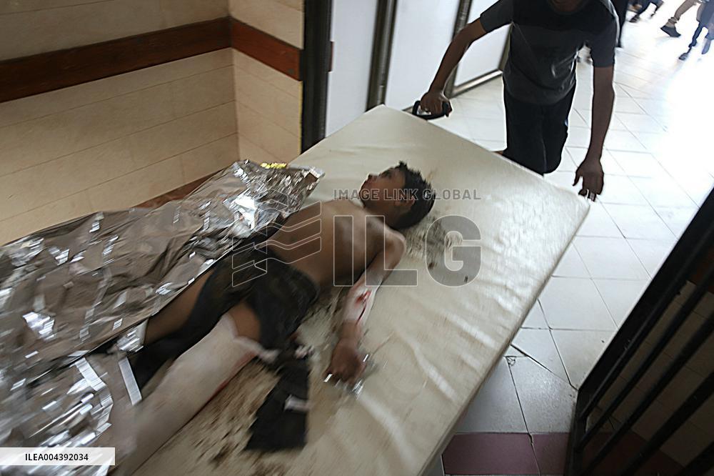 Victims of The Israeli Bombing - Gaza