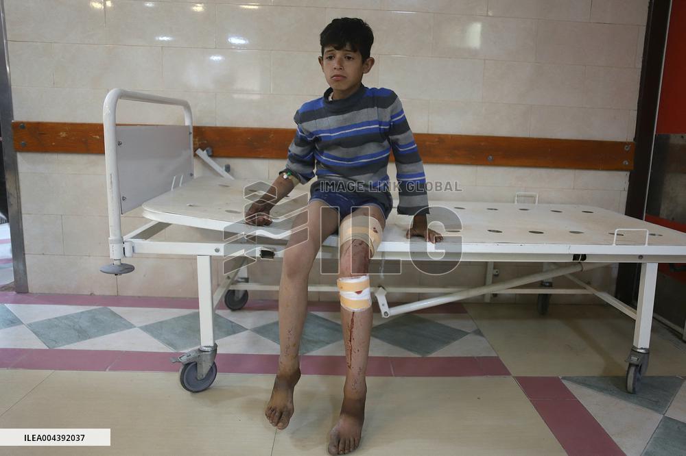 Victims of The Israeli Bombing - Gaza