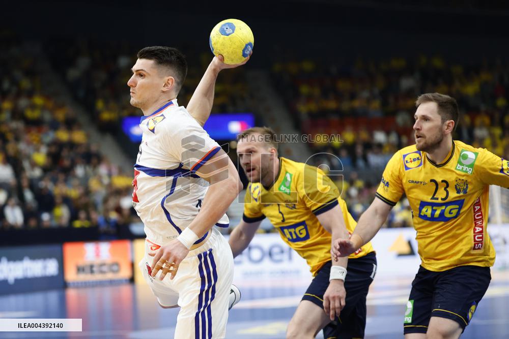 HANDBALL EHF EURO CUP SWEDEN-FRANCE