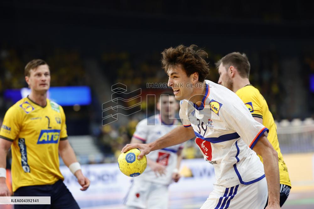 HANDBALL EHF EURO CUP SWEDEN-FRANCE