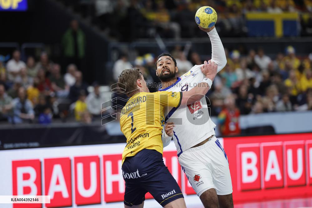 HANDBALL EHF EURO CUP SWEDEN-FRANCE