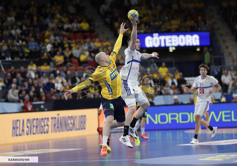 HANDBALL EHF EURO CUP SWEDEN-FRANCE