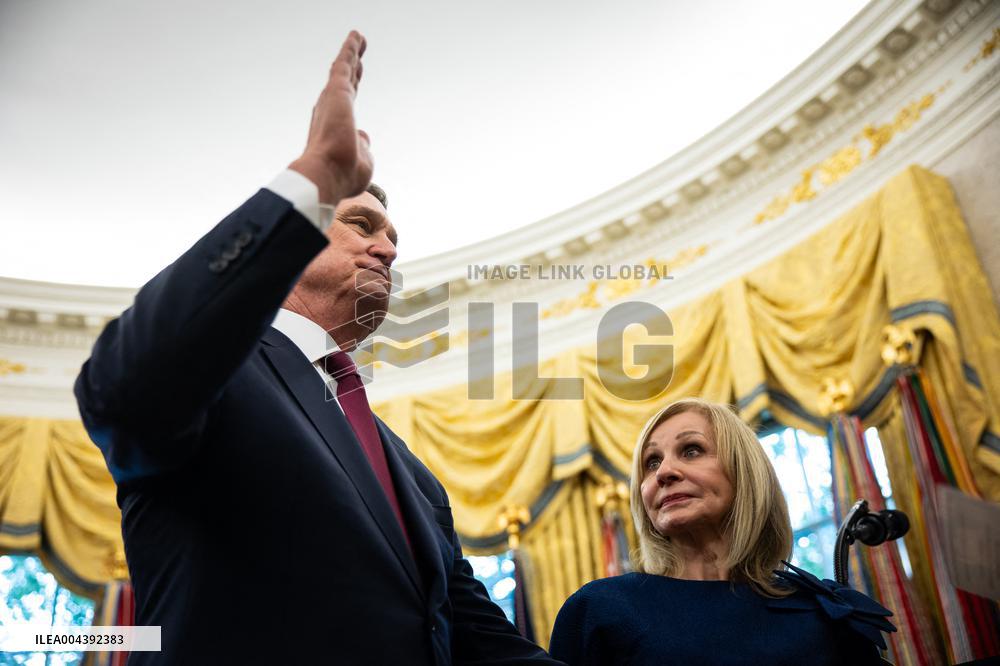 President Trump Swears in David Perdue as U.S. Ambassador to China