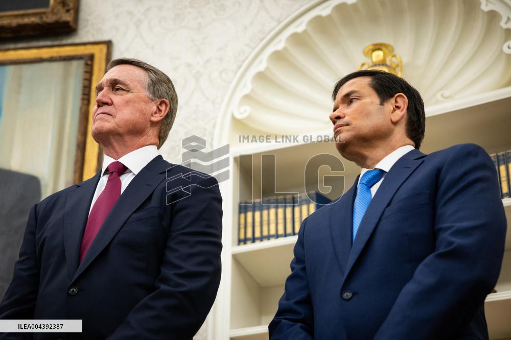 President Trump Swears in David Perdue as U.S. Ambassador to China