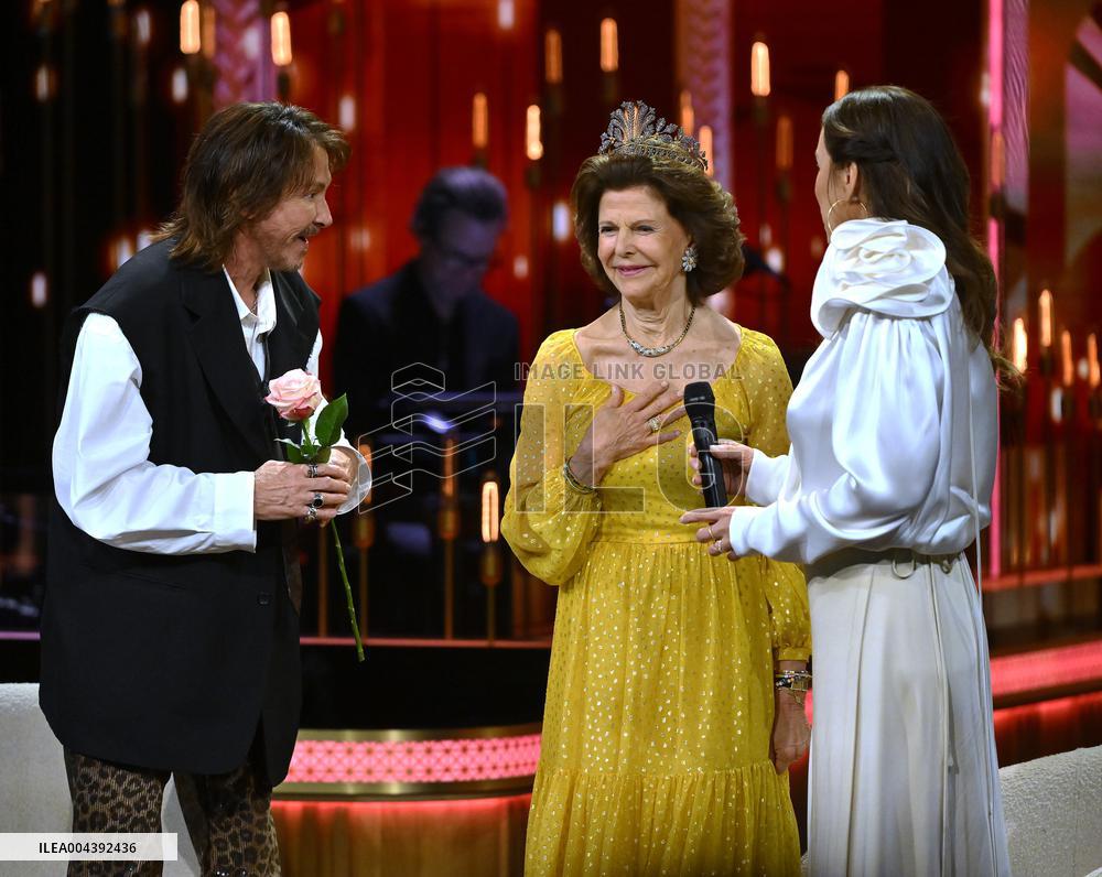 CHRISTER LINDARW AND THE QUEEN