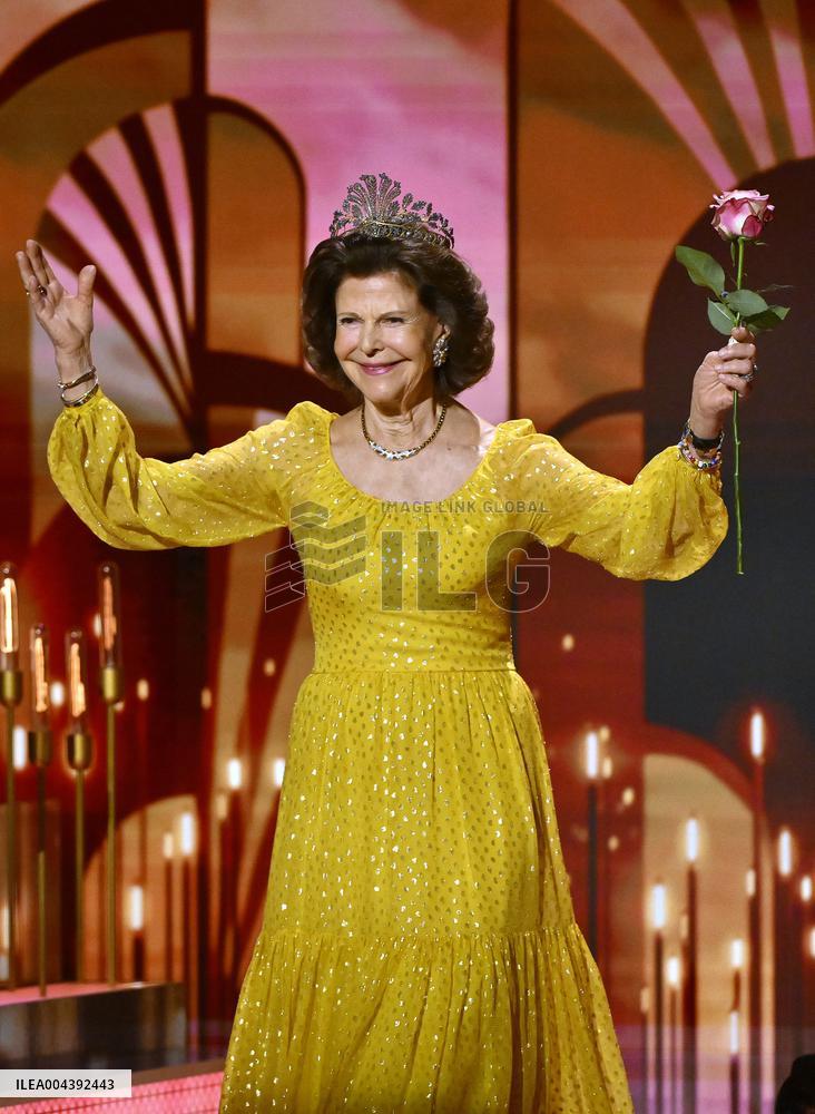 CHRISTER LINDARW AND THE QUEEN