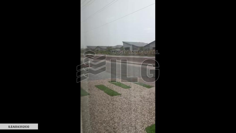 US: Pea-Sized Hail, Heavy Rain Lash Las Vegas Valley 4