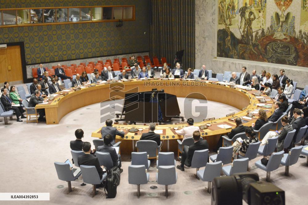 U.N. Security Council on N. Korea economic sanction