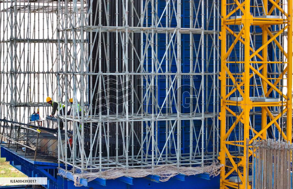 Dengkou Yellow River Bridge Construction