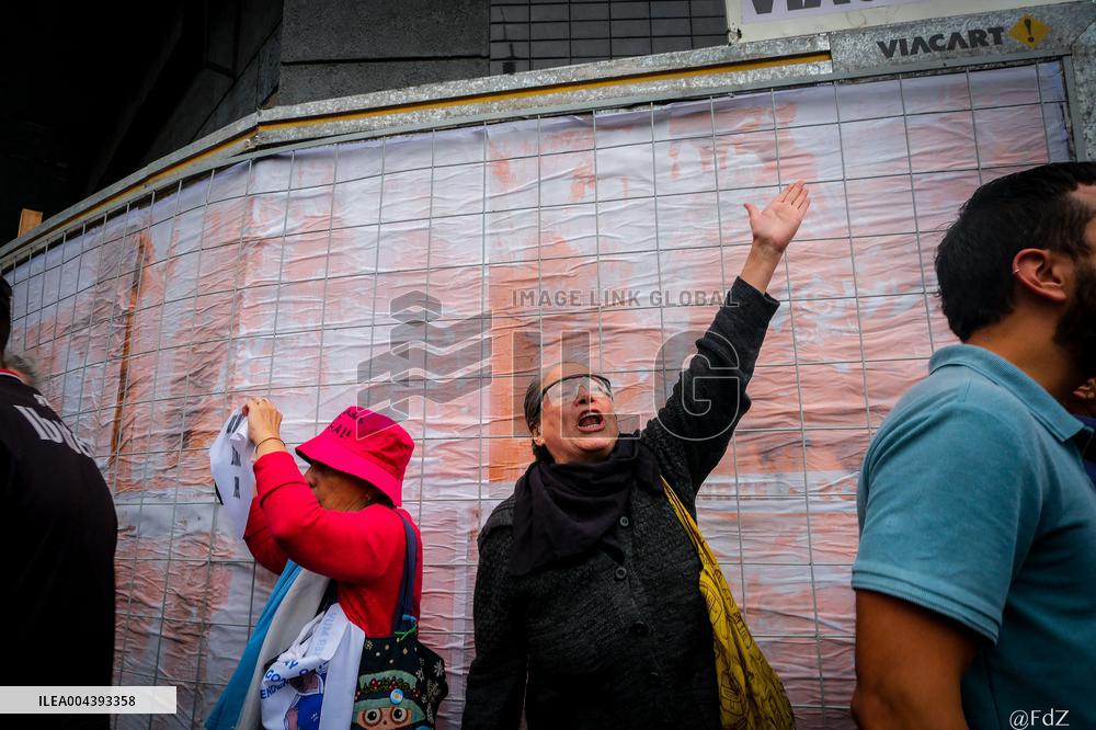 Milei's Violent Repression Of A Pensioners Protest In Argentina