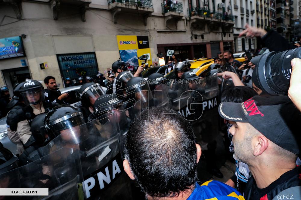 Milei's Violent Repression Of A Pensioners Protest In Argentina