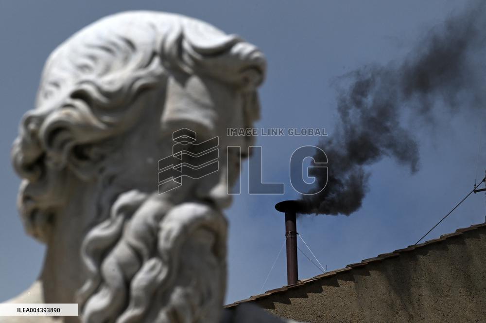 Conclave Day 2 - Black Smoke - Vatican