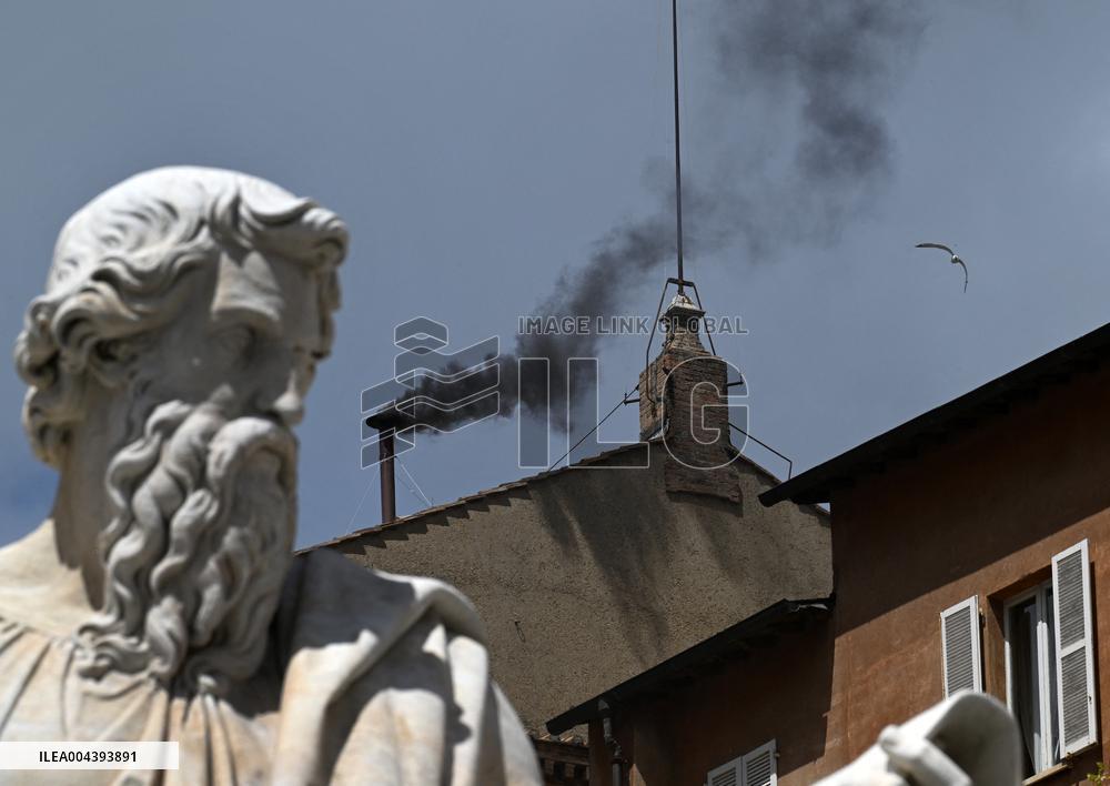 Conclave Day 2 - Black Smoke - Vatican