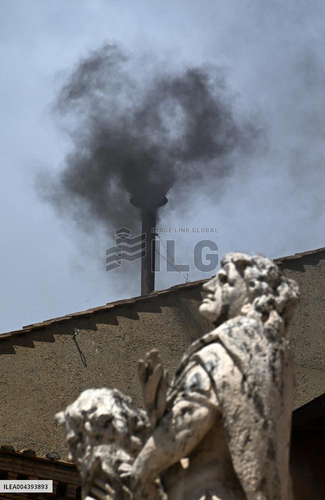 Conclave Day 2 - Black Smoke - Vatican