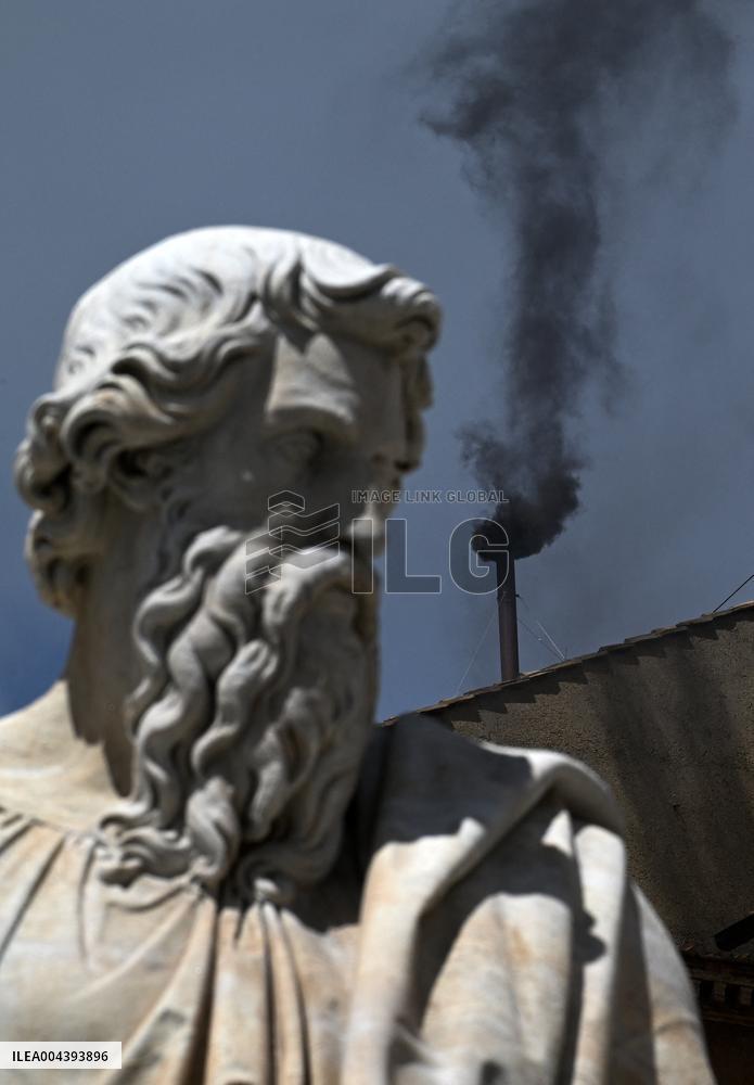 Conclave Day 2 - Black Smoke - Vatican