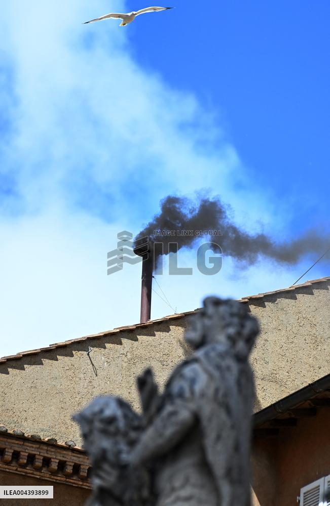 Conclave Day 2 - Black Smoke - Vatican