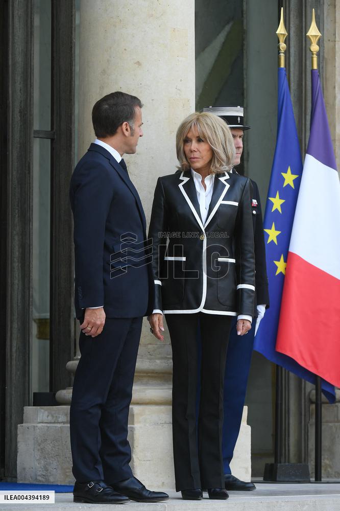 President Macron Hosts Ecuadorian President Daniel Noboa - Paris