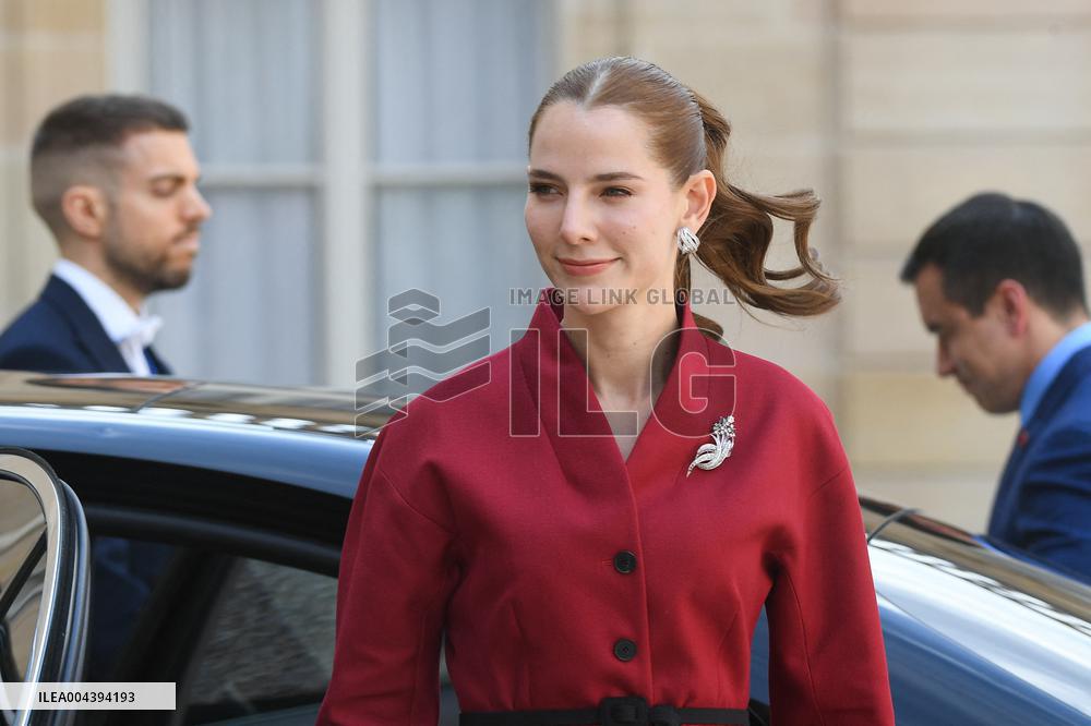 President Macron Hosts Ecuadorian President Daniel Noboa - Paris