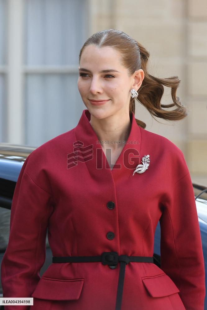 President Macron Hosts Ecuadorian President Daniel Noboa - Paris