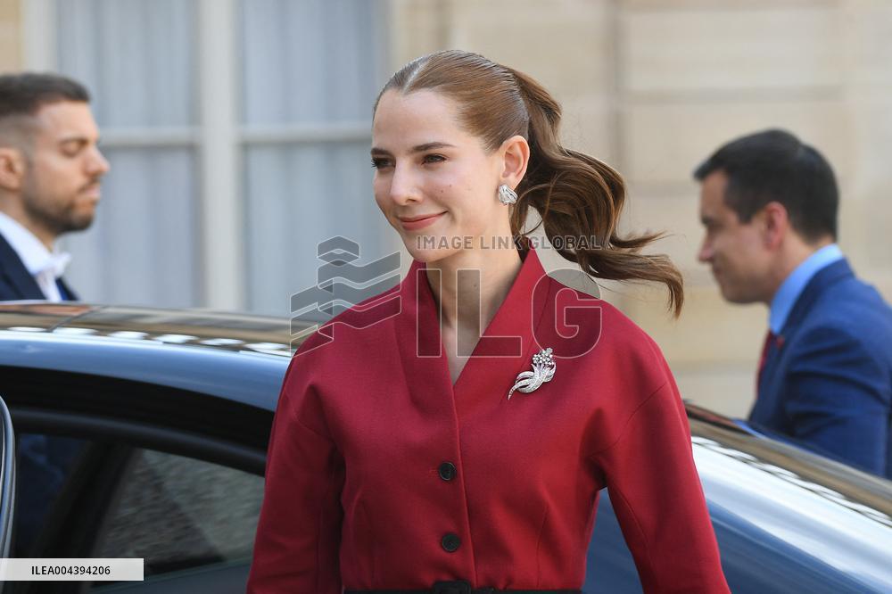 President Macron Hosts Ecuadorian President Daniel Noboa - Paris