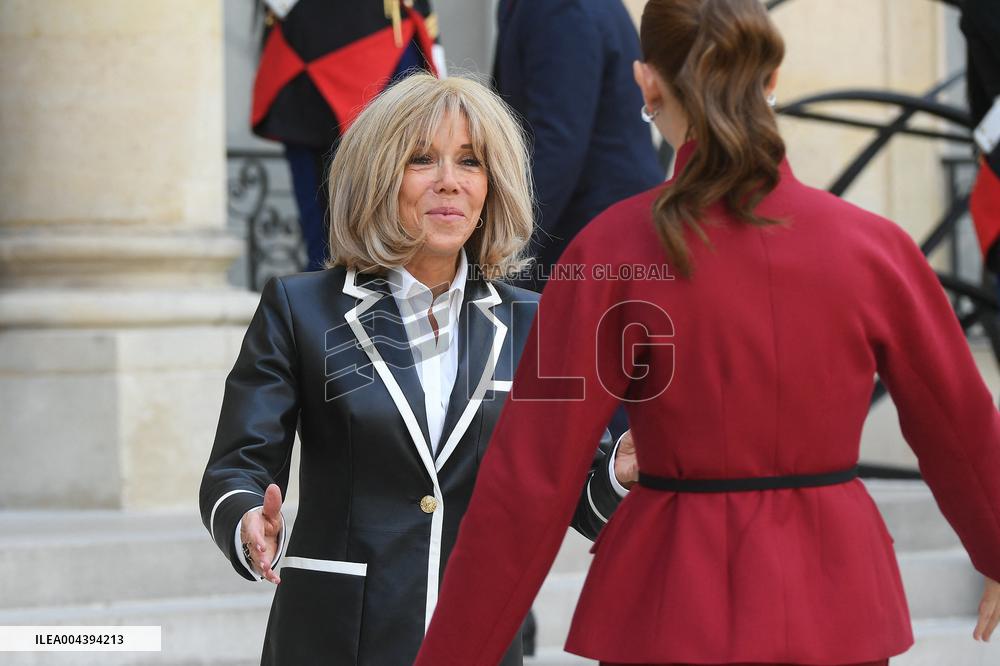 President Macron Hosts Ecuadorian President Daniel Noboa - Paris