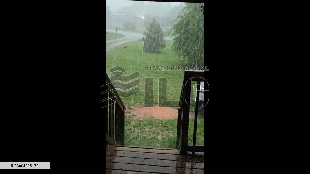 US: Intense Hail Batters North Carolina Amid Severe Thunderstorms