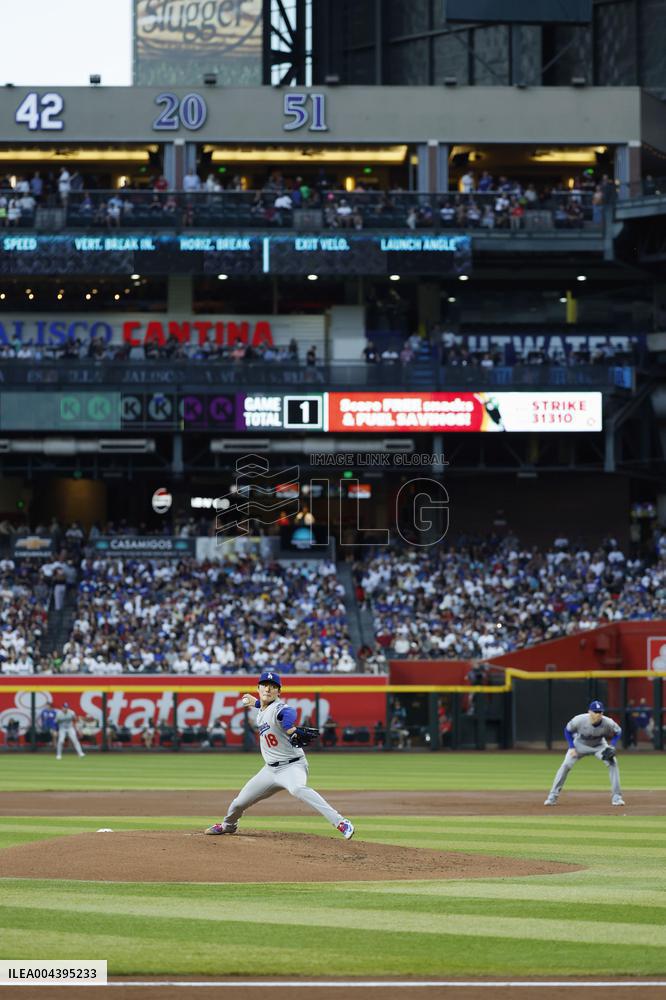 Baseball: Dodgers vs. D-backs