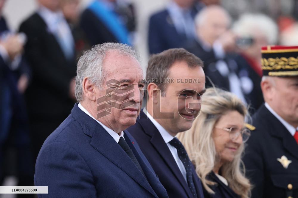 President Macron At Tomb Of The Unknown Soldier Ceremony - Paris