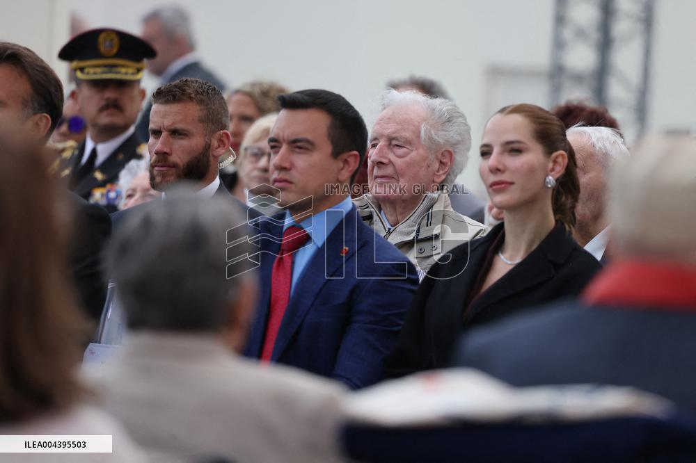 President Macron At Tomb Of The Unknown Soldier Ceremony - Paris