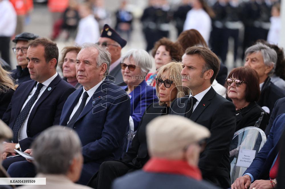 President Macron At Tomb Of The Unknown Soldier Ceremony - Paris