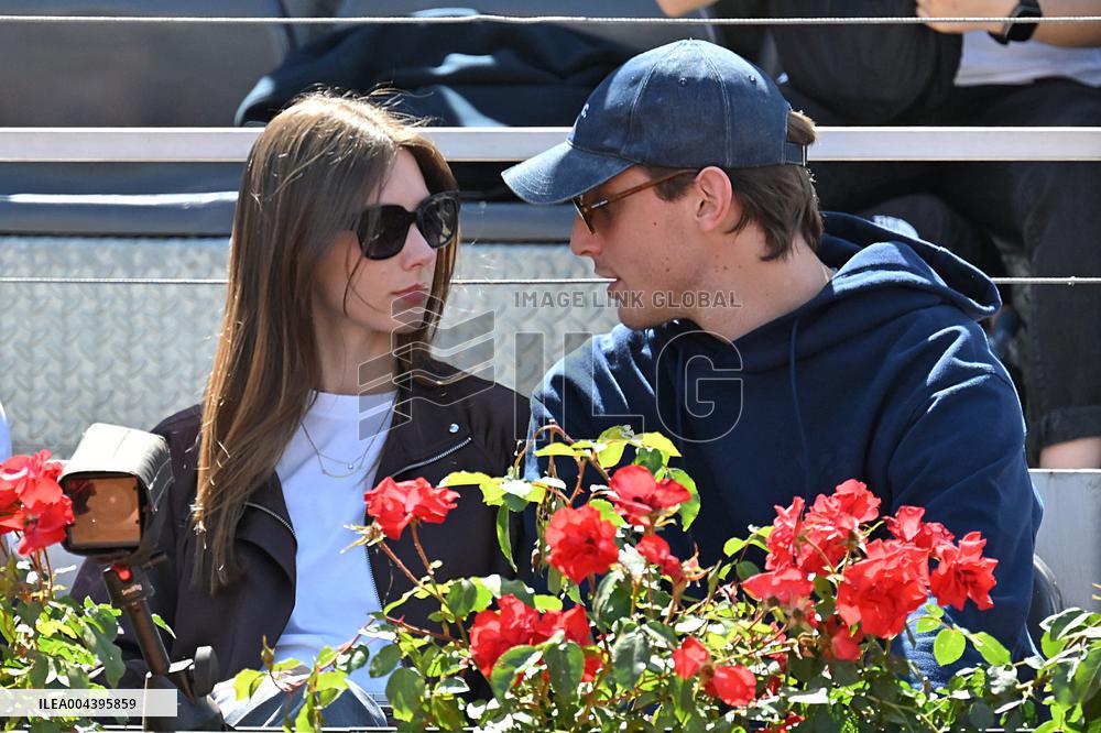 Edoardo Bove with his girlfriend Martina Durham