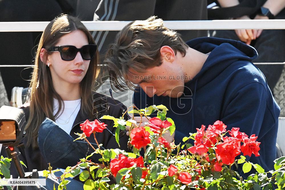 Edoardo Bove with his girlfriend Martina Durham