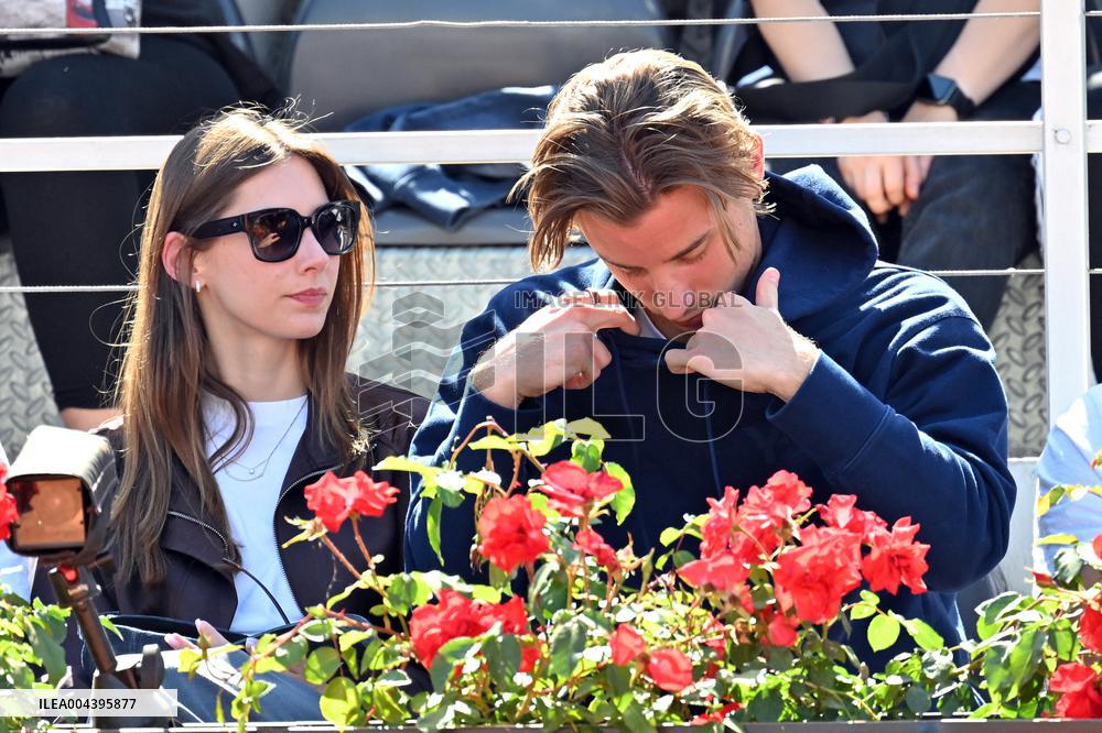 Edoardo Bove with his girlfriend Martina Durham