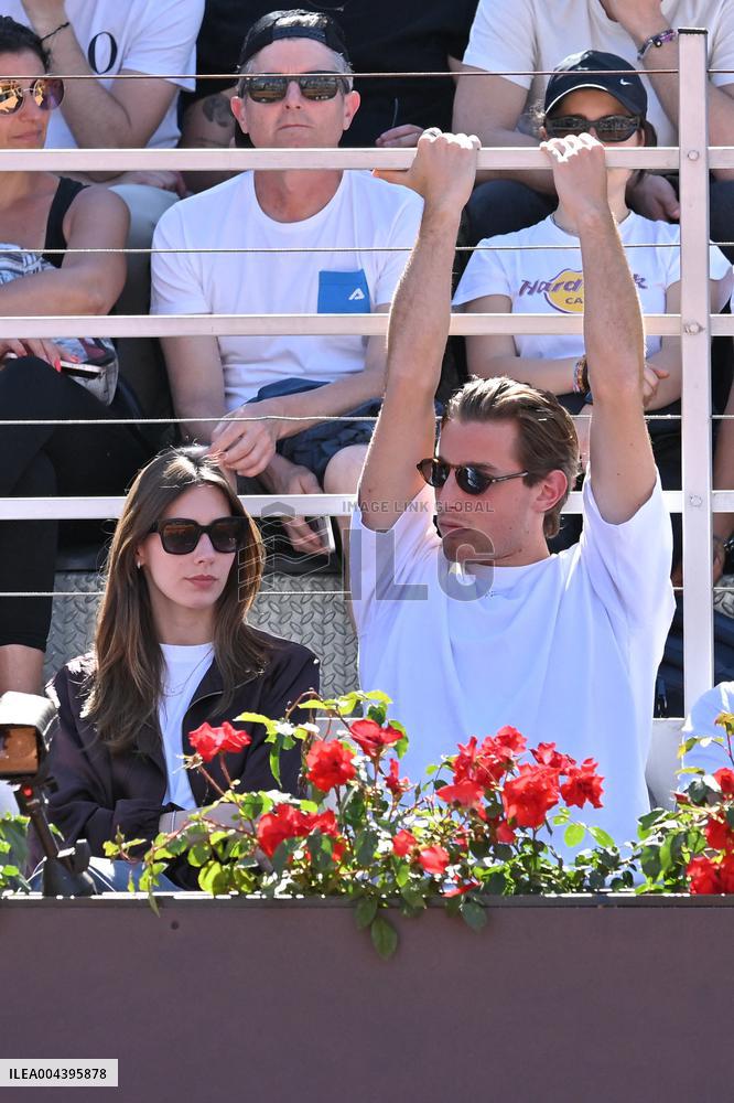Edoardo Bove with his girlfriend Martina Durham
