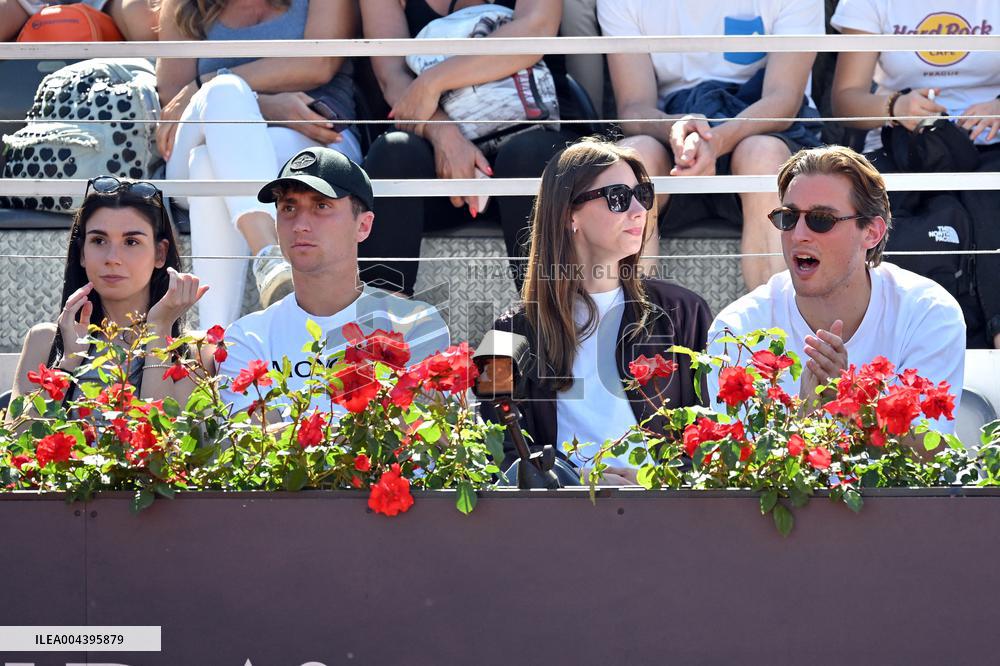 Edoardo Bove with his girlfriend Martina Durham