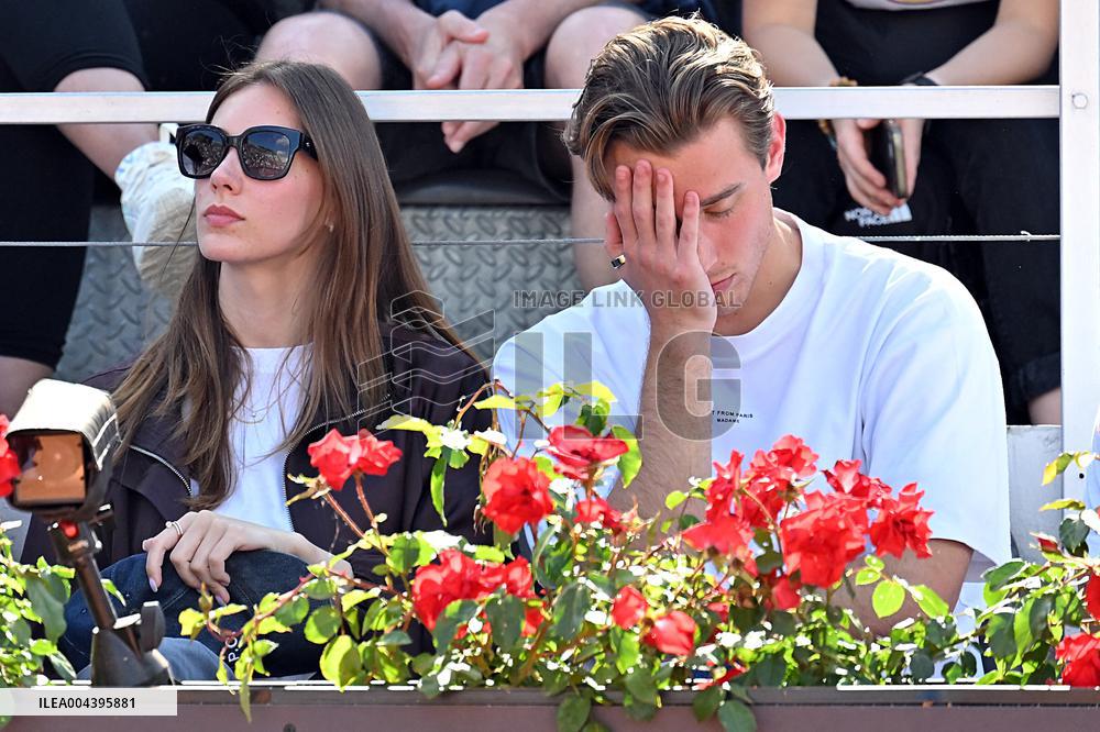 Edoardo Bove with his girlfriend Martina Durham