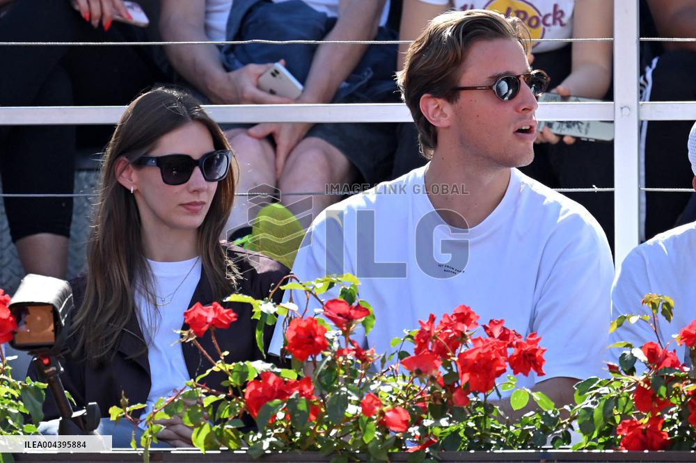 Edoardo Bove with his girlfriend Martina Durham