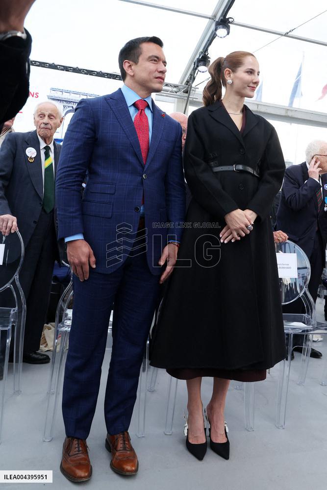 President Macron At Tomb Of The Unknown Soldier Ceremony - Paris
