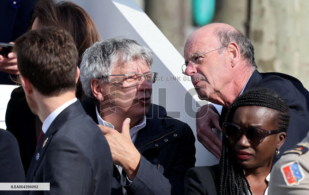 President Macron At Tomb Of The Unknown Soldier Ceremony - Paris