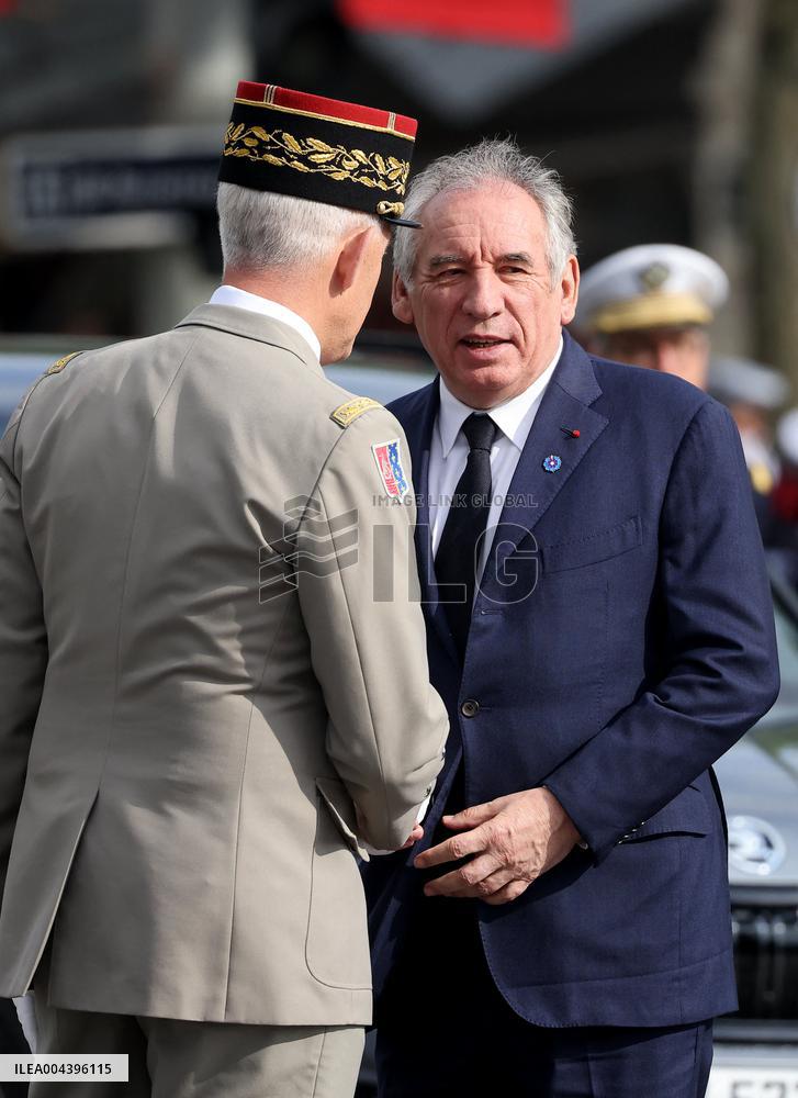 President Macron At Tomb Of The Unknown Soldier Ceremony - Paris