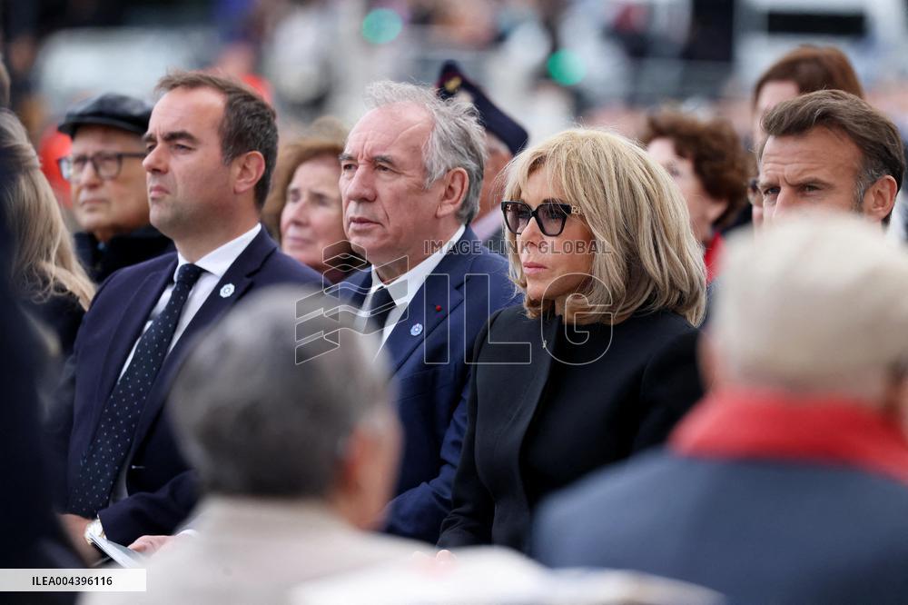 President Macron At Tomb Of The Unknown Soldier Ceremony - Paris