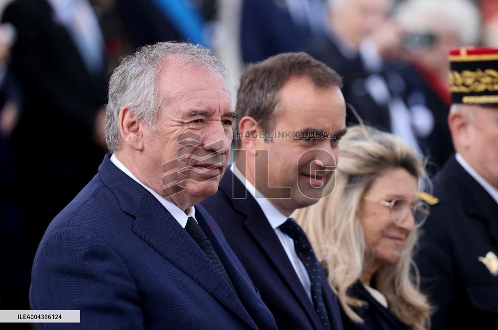 President Macron At Tomb Of The Unknown Soldier Ceremony - Paris