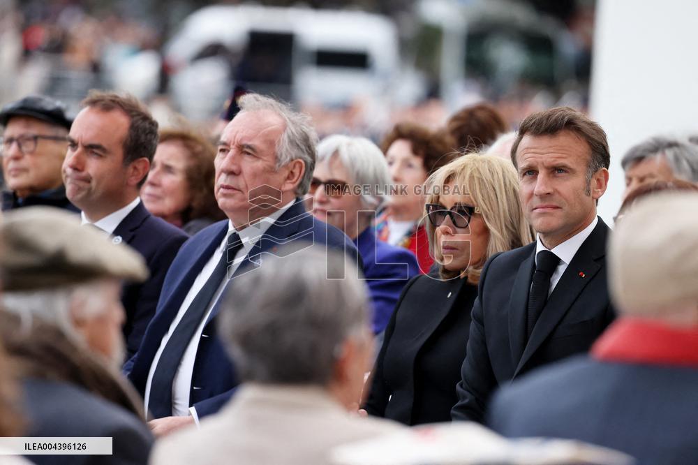 President Macron At Tomb Of The Unknown Soldier Ceremony - Paris