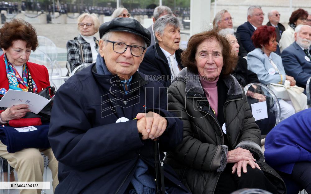 President Macron At Tomb Of The Unknown Soldier Ceremony - Paris