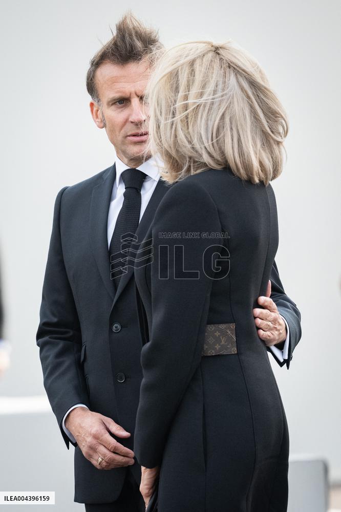 President Macron At Tomb Of The Unknown Soldier Ceremony - Paris