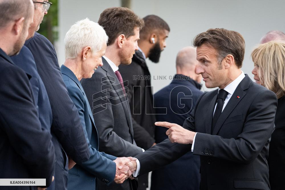President Macron At Tomb Of The Unknown Soldier Ceremony - Paris