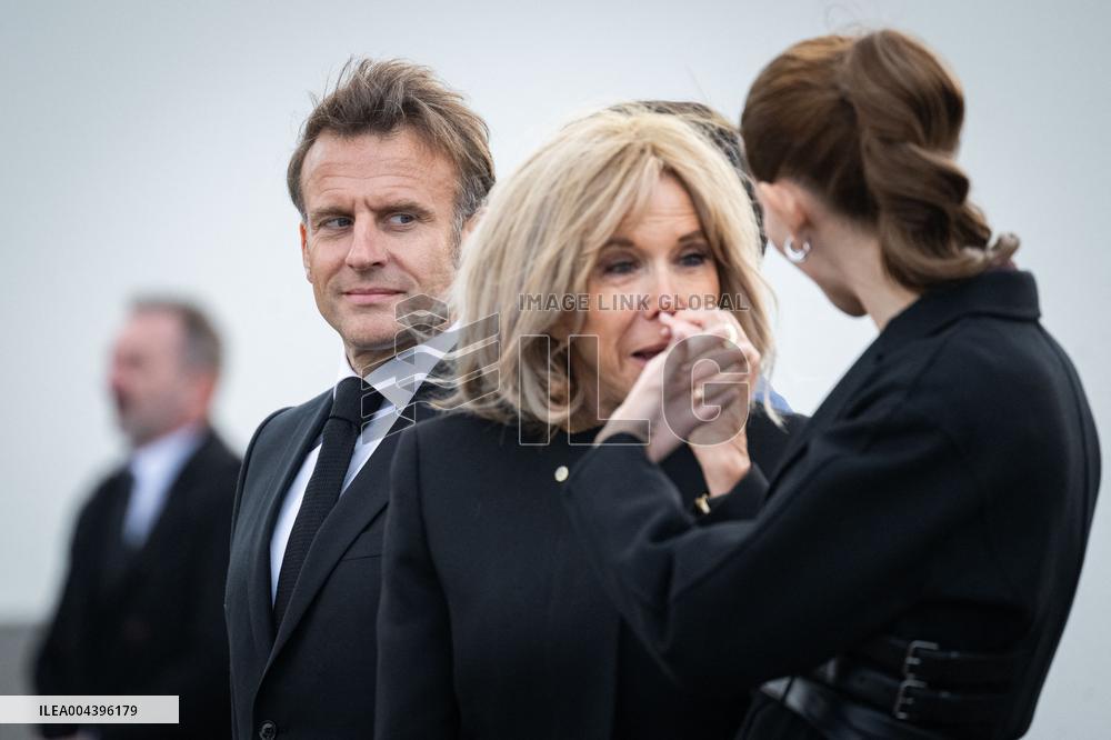 President Macron At Tomb Of The Unknown Soldier Ceremony - Paris