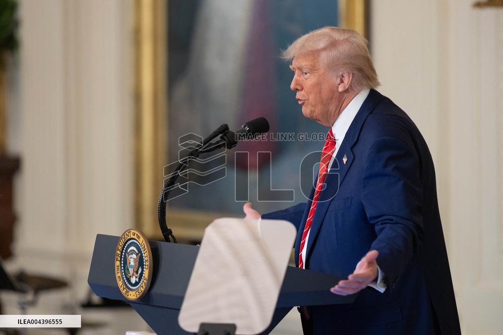 President Trump Celebrates Military Mothers - Washington