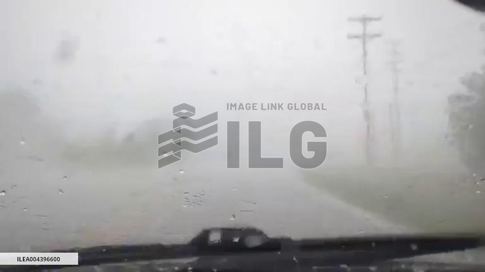 US: Intense Hail Batters North Carolina Amid Severe Thunderstorms 2