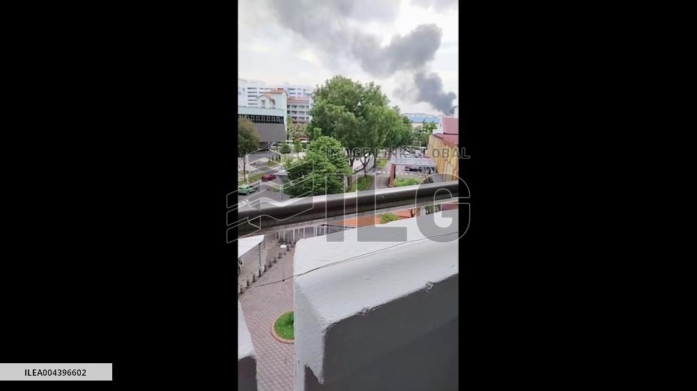 Singapore: Fire at Industrial Building Causes Injury, Evacuations